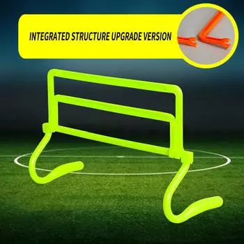 Складной барьер, регулируемый футбольный тренировочный снаряд, футбольный мяч, тренировочный аксессуар для ловкости, съемная футбольная рама-барьер зелёный