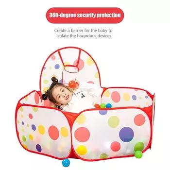 Складной бассейн с мячом Ocean, баскетбольный бассейн, детская палатка, игровой домик для помещений, детские игрушки для детей 0-6 лет без мяча