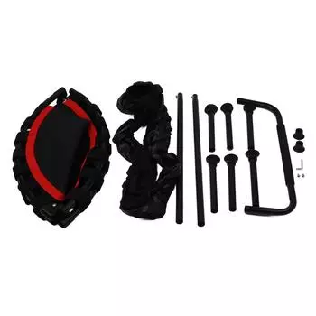 Складной батут 220 фунтов максимальная грузоподъемность круглый небольшой фитнес-батут с U-образной пеной для рук