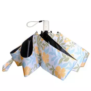 Складной безопасный ультра-ультрафиолетовый складной первоклассный световой тепловой автоматический зонт и дождевая вода цветочный милый подарочный зонт, зонт, одно касание,