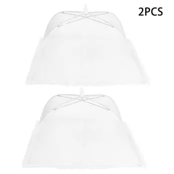 Складной бытовой зонтик для еды моющаяся сетка для еды антимушиная сетка палатка кухонные гаджеты