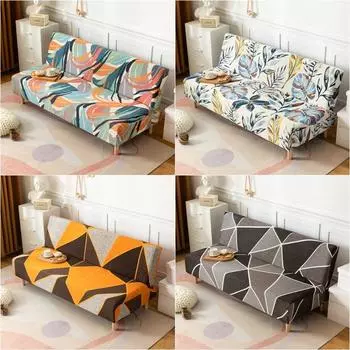 Складной чехол для дивана-кровати, эластичные чехлы для диванов из спандекса, эластичные чехлы на двойные сиденья, чехлы для защиты мебели для гостиной 2 pillowcase XS