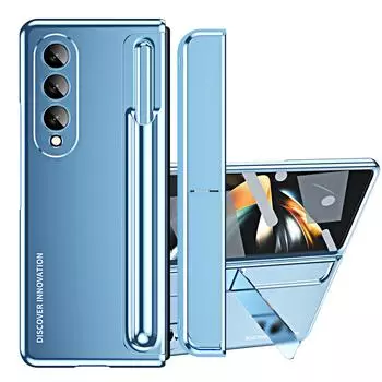 Складной чехол со стеклянной пленкой и полным покрытием для Samsung Galaxy Z Fold 4 5G Fold4 Fold5 Fold 5 Zfold4 Zfold5 Phone Covers for samsung z fold 4