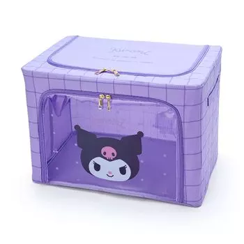 Складной чемодан для хранения вещей Sanrio Kuromi с окном 091880