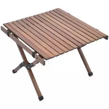 Складной деревянный стол маленький уличный PEACEPARK 36660221 КОРИЧНЕВЫЙ коричневый