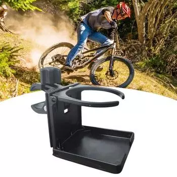 Складной держатель для бутылки с водой для велосипеда, легкий, универсальный, для горного велосипеда, шоссейного, горного, для хранения напитков, стаканов с водой, стойка для хранения, аксессуары для велосипеда чёрный