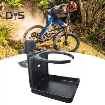 Складной держатель для бутылки с водой для велосипеда, легкий, универсальный, для горного велосипеда, шоссейного, горного, для хранения напитков, стаканов с водой, стойка для хранения, аксессуары для велосипеда чёрный