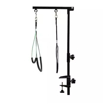 Складной держатель для груминга домашних животных с зажимом, регулируемый для средних и маленьких собак