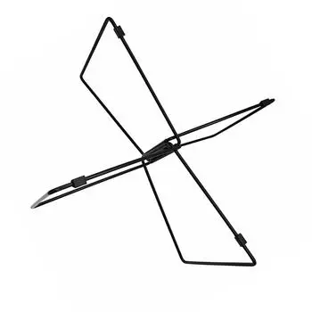 Складной держатель для холодильника Складной держатель для холодильника Железная полка для багажа Кронштейн для кемпинга S чёрный