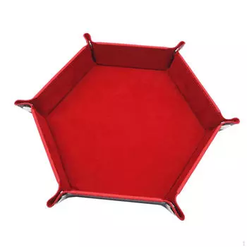 Складной держатель для кубиков из искусственной кожи, бархат для настольных игр, конфеты