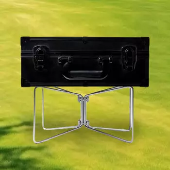 Складной держатель для охладителя напитков для развлечений на открытом воздухе M Silver