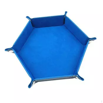 Складной держатель подноса из искусственной кожи и бархата для настольных игр, конфет