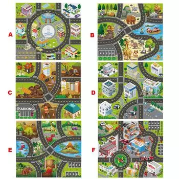 Складной детский игровой коврик для активного отдыха, детский детский коврик для ползания, водонепроницаемый