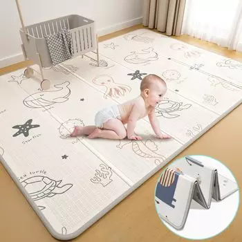 Складной детский игровой коврик XPE Foam, детский гимнастический и игровой коврик, нетоксичный материал, очень большой размер 200x150 см