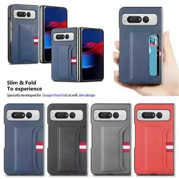 Складной дизайн, тонкий защитный чехол для Google Pixel Fold, чехол для телефона с гнездом для карты Google Pixel Fold, чехол Pixelfold for pixel fold чёрный