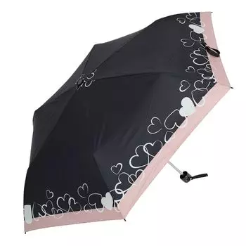 Складной фонарь Moonbat для солнечной или дождливой погоды, УФ-зонт Reinhart Black [Sweet Jasmine], блокирующий, погода, 21-222-92211 чёрный