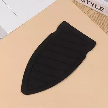 Складной гладильный коврик, силиконовая подушка для утюга, термостойкая нескользящая гладильная доска, защитная накладка, изоляционные чехлы для накладок чёрный