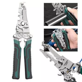 Складной инструмент для зачистки проводов с нескользящей ручкой, эргономичный дизайн, многофункциональный кабельный резак высокой твердости