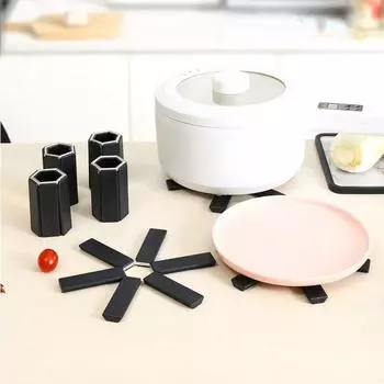 Складной изоляционный коврик, жаропрочный обеденный стол, бытовой обеденный коврик, коврик под кастрюлю, коврик под стол, коврик под миску, изоляционный коврик под песочницу 20x20cm