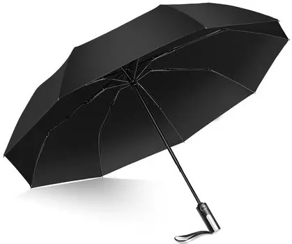 Складной как для солнечной, так и для дождливой погоды Полностью УФ-автоматический складной Большой Супер-вода Для дождя и солнца Ветрозащитное стекло Защищает от тайфунов и дождя