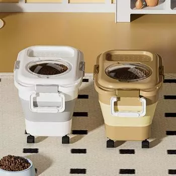 Складной контейнер для хранения риса, не содержащий бисфенол-А, большой емкости, складной контейнер для хранения сахарных хлопьев, диспенсер чёрный