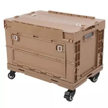 Контейнер для хранения с колесами из полипропиленового пластика, складная корзина для переноски, для дома, гаража, внедорожника