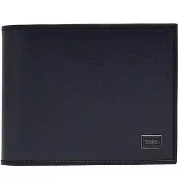 Складной кошелек двойного сложения, цвет темно-синий [Porter] [PLUME] 3.