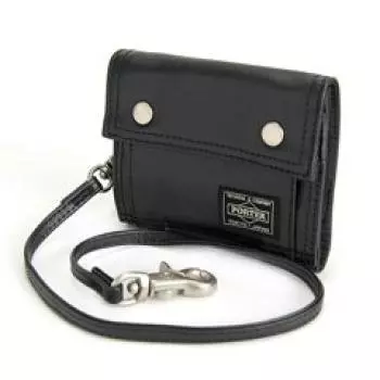 Складной кошелек Yoshida Bag, черный [Porter] [СВОБОДНЫЙ СТИЛЬ] 707-07175 1.