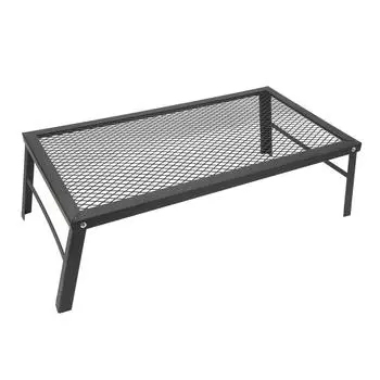 Складной костровый гриль, прочный, железный, водонепроницаемый, портативный, костровая стойка для приготовления пищи на открытом воздухе