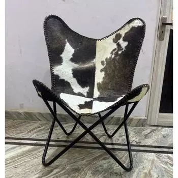 Складной кожаный стул-бабочка, кресло для гостиной, домашнего кемпинга или декора фермерского дома, офисное кресло для отдыха, подарок на новоселье