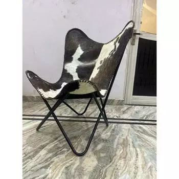 Складной кожаный стул-бабочка, кресло для гостиной, домашнего кемпинга или декора фермерского дома, офисное кресло для отдыха, подарок на новоселье