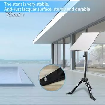 Складной кронштейн для спутникового ресивера для V2 Starlink, устойчивый к ржавчине, атмосферным воздействиям, большой грузоподъемный подшипник для аксессуаров Starlink, балкон, автодом чёрный