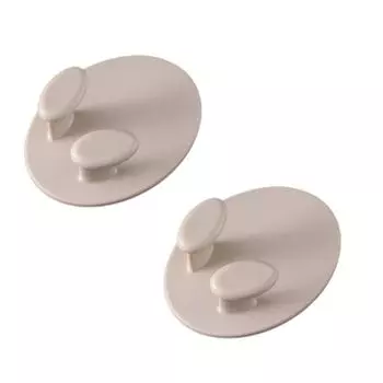 Складной крючок Держатели для хранения Стеллажи Настенный крючок Самоклеящаяся складная розетка Кухонная техника Вилка шнура питания Крючок для промывки 2pcs белый