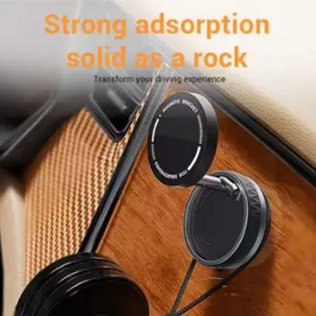 Складной магнитный автомобильный держатель с вращением на 360°, вращающийся кронштейн для телефона, крепление на вентиляционное отверстие приборной панели флуоресцентный зеленый