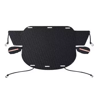 Складной магнитный солнцезащитный козырек на лобовое стекло автомобиля, протектор, блокирующий УФ-лучи, солнцезащитный козырек, автомобильный внешний чехол для парковки на открытом воздухе оранжевый