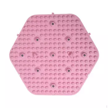 Складной массажер для ног для спальни, спортзала и офиса розовый