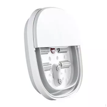 Складной массажер для ног SPA Shiatsu Массажные ролики Подарки Портативная ванна с контролем температуры Gray White Anti Dry