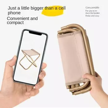 Складной мини-уличный стульчик, ультралегкий стульчик для рыбалки, небольшой складной стульчик для пикника small