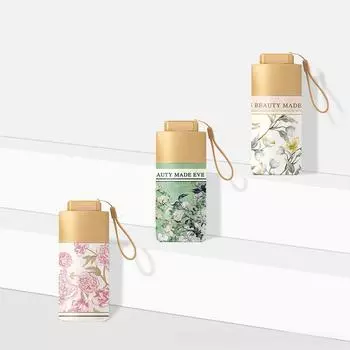 Складной мини-зонт Zhisan двойного назначения для женщин - высококачественный 60%-ный складной, защита от солнца и ультрафиолета