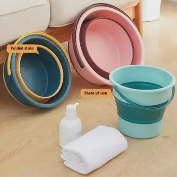 Складной многоцелевой ковш: Идеально подходит для уборки, рыбалки, мытья автомобилей и использования в общежитии.