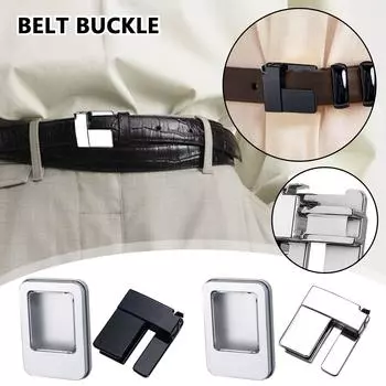 Складной многофункциональный зажим для ремня, регулируемый размер брюк, инструмент для ремня One Size чёрный