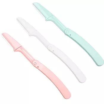 Складной набор для бровей Eyebrow для бритья лица нежелательных волос на лице для чувствительной кожи General Easy для бровей бритва каждая в Бритье, бритва, 3, брови,