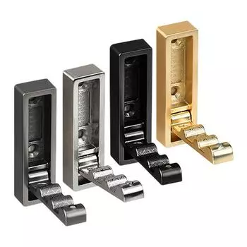 Складной настенный крючок для кухни, ванной комнаты, настенный крючок из алюминиевого сплава, невидимая вешалка для двери, экономит место, вешалка для полотенец и пальто чёрный