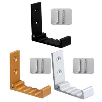 Складной настенный крючок для одежды из алюминиевого сплава, невидимый крючок для ряда, крючок для одежды, настенный крючок для хранения полотенец и ключей серебряный