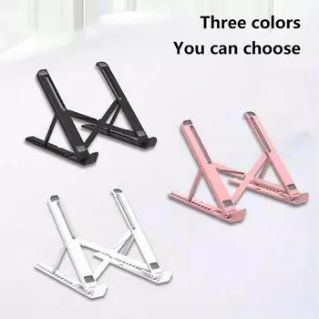 Складной настольный держатель для ноутбука с подставкой для телефона для Macbook, Lenovo Thinkpad, HP, Dell, регулируемая подставка для ноутбука A1