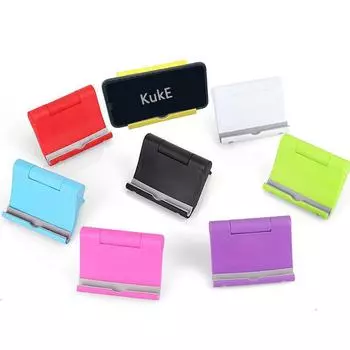 Складной настольный держатель для планшета и мобильного телефона - настраиваемый логотип в подарок Color Box