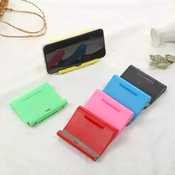 Складной настольный держатель для телефона с регулируемым углом наклона белый