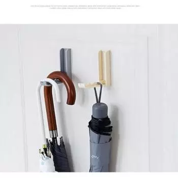 Складной невидимый пластиковый крючок, новый крючок для складной двери, задний крючок для бытовой вешалки, настенный декоративный крючок