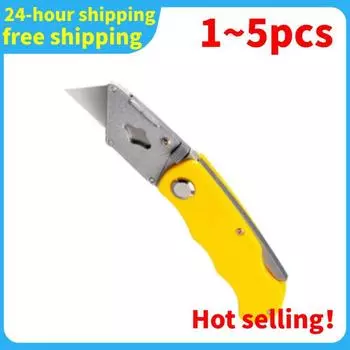 Складной нож для дома, офиса, канцелярских принадлежностей, нож для обоев, складной художественный нож с набором лезвий, быстросменный открывалка для коробок