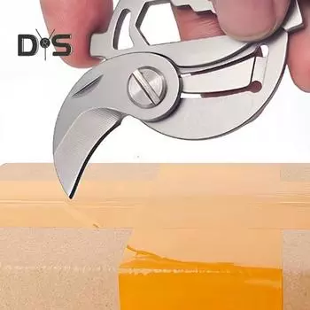 Складной нож из нержавеющей стали для отдыха на природе, прочное острое лезвие, карманный нож для повседневного использования, кемпинга, пешего туризма, охоты, складной многофункциональный нож 1pc